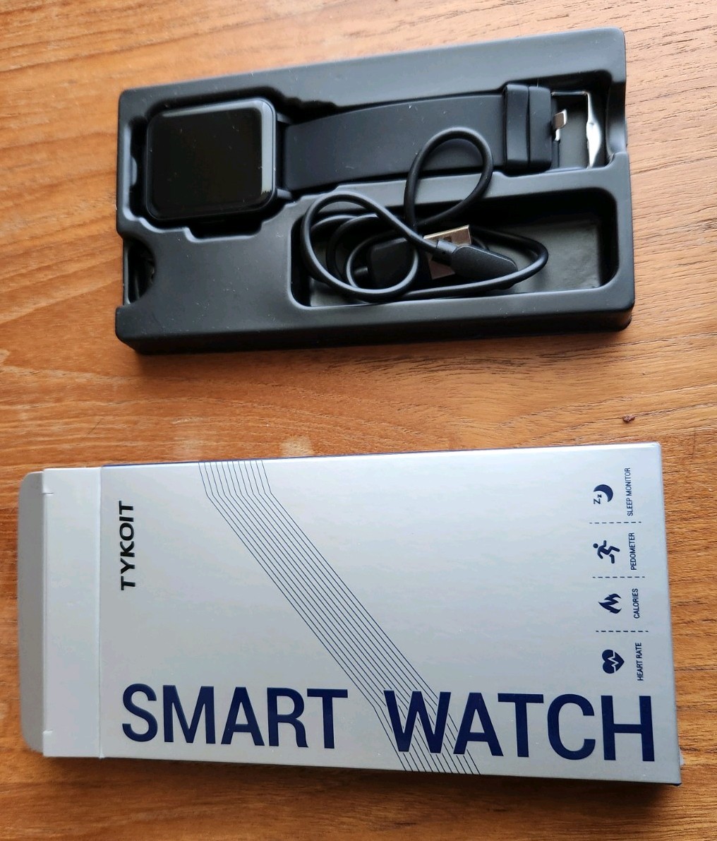 SMART WATCH TYKOIT HEART RATE, CALORIES, PEDOMETER , etc