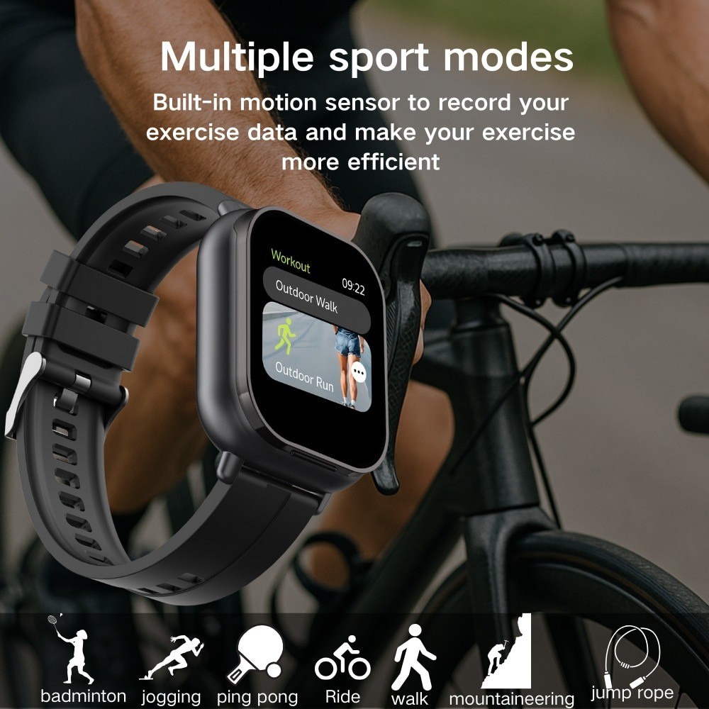 2 In 1 Smart Watch With Earbuds Wireless Call Music Play Fitness Tracker