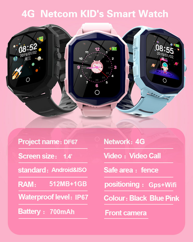 4G Kids Smartwatch Texting Calling Video Call Smart Watch Phone for Boys Girls