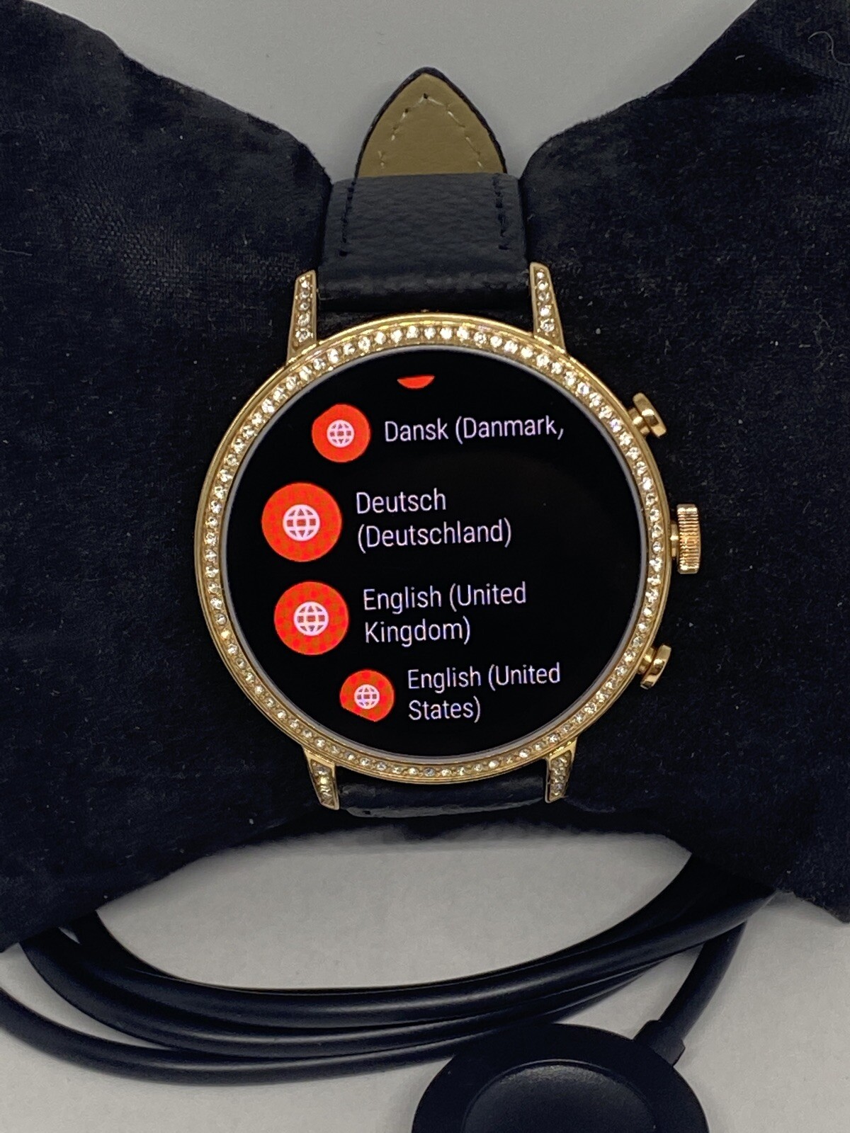 Fossil Gen 4 Authentic Digital Dial Smart Watch Custom Band FTW6011 AB427