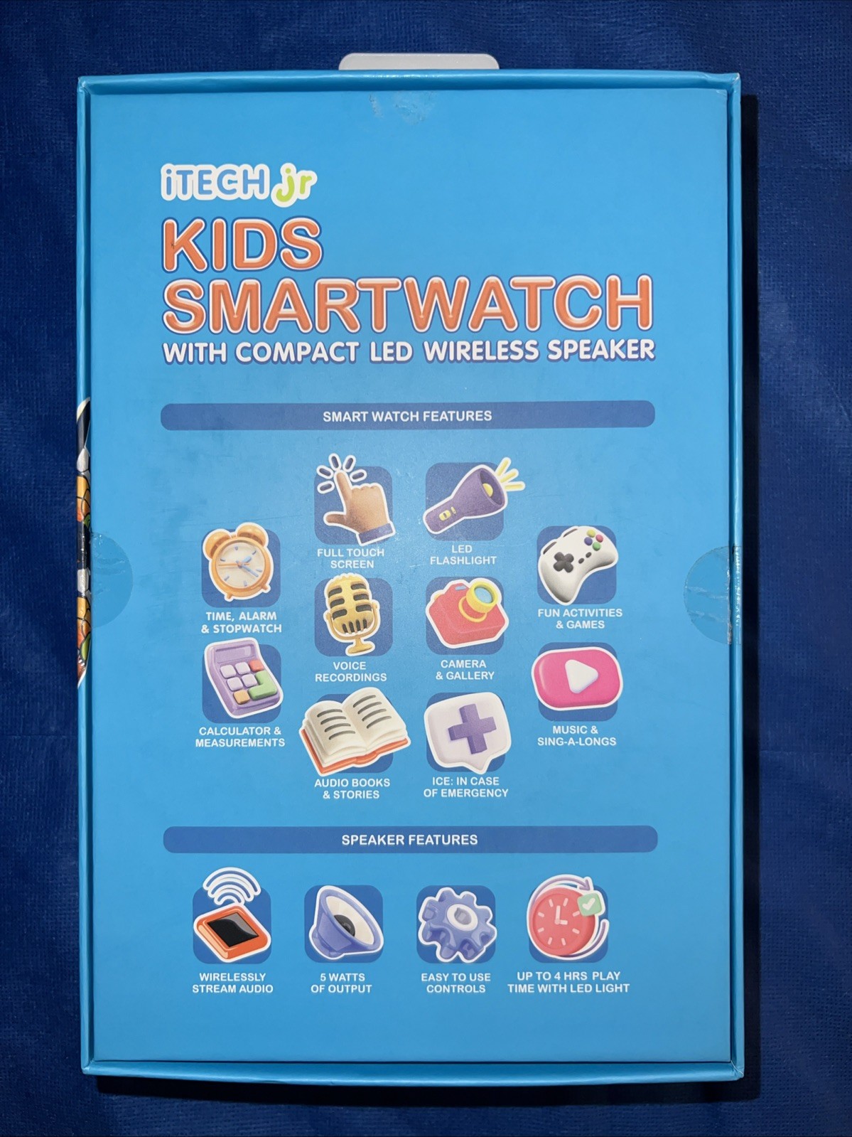 itech Jr Kids Smart Watch With Compact Wireless Speaker , New