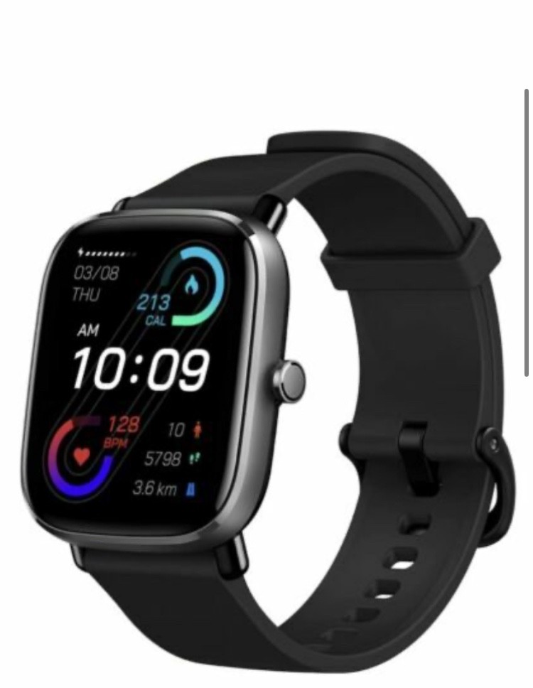 Amazfit GTS 2 42 mm Black C Stainless Steel Case Jet Black