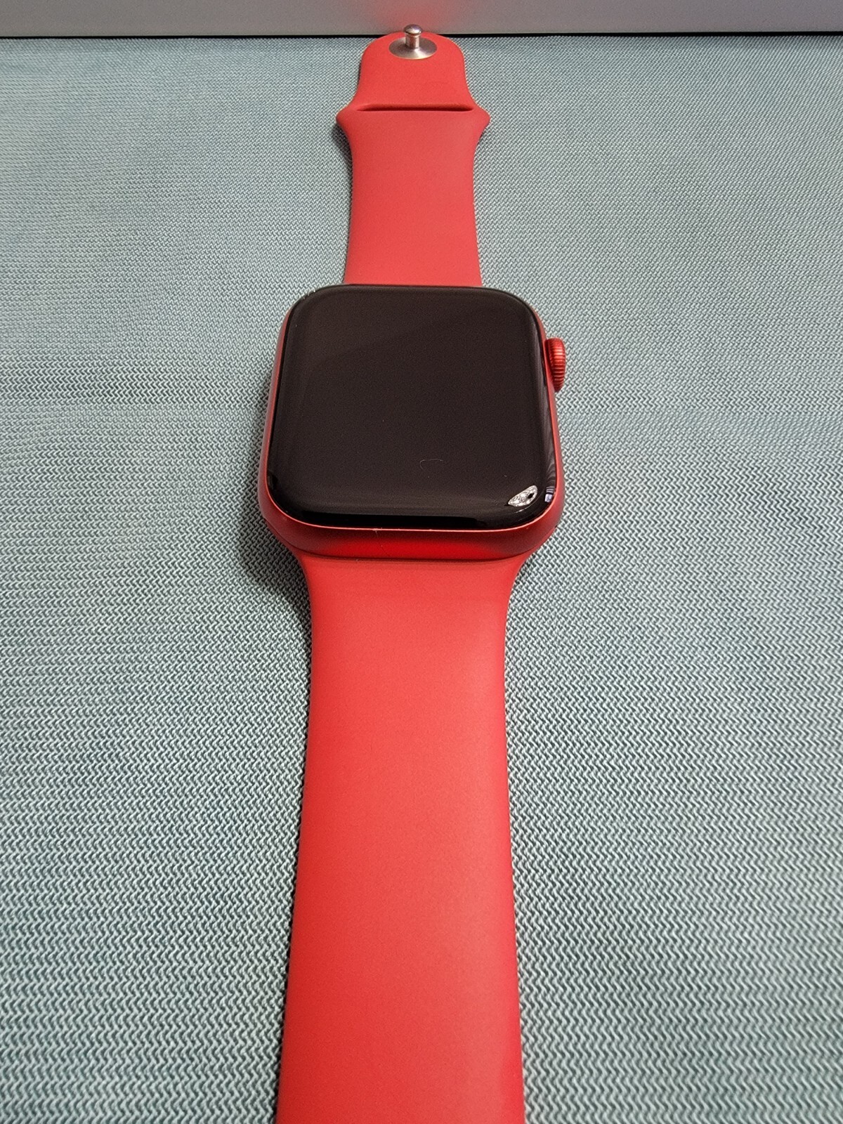 Apple Watch Series 6 44mm Red Aluminum Case with Red Sport Band (GPS)…