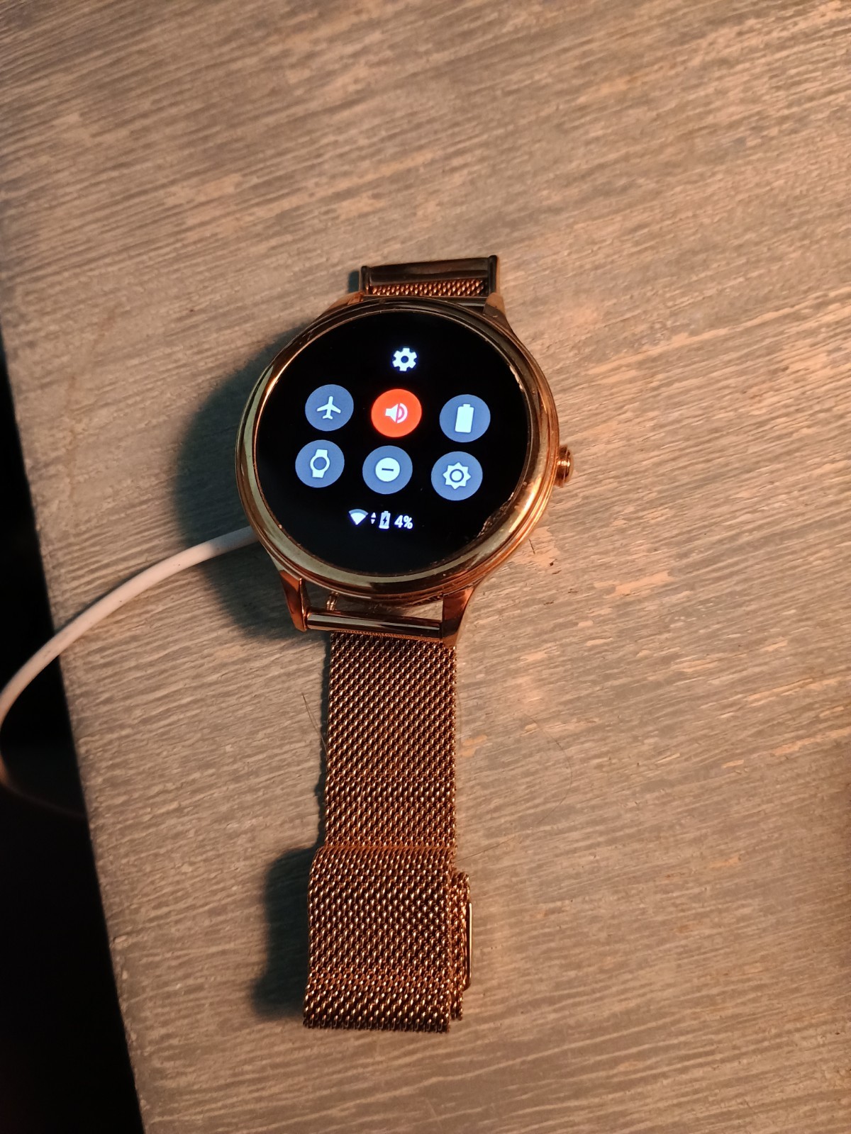Smartwatch Fossil Gen 5E 42mm Stainless steel(Gold) (Model:DW11F1) Working