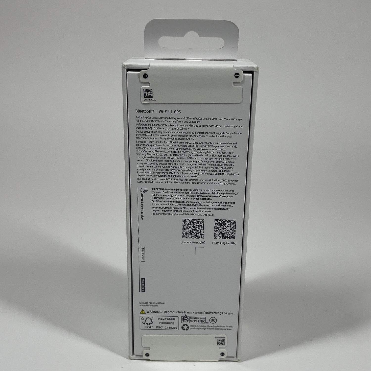 New GPS Only Samsung Galaxy Watch8 Armor Aluminum SM-L320NZSAXAA