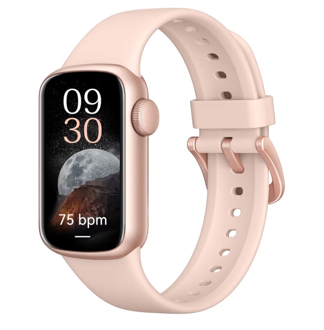 Fitness Tracker Smart Watch with 1.47″ Touch Display 130+Sport Modes – Pink