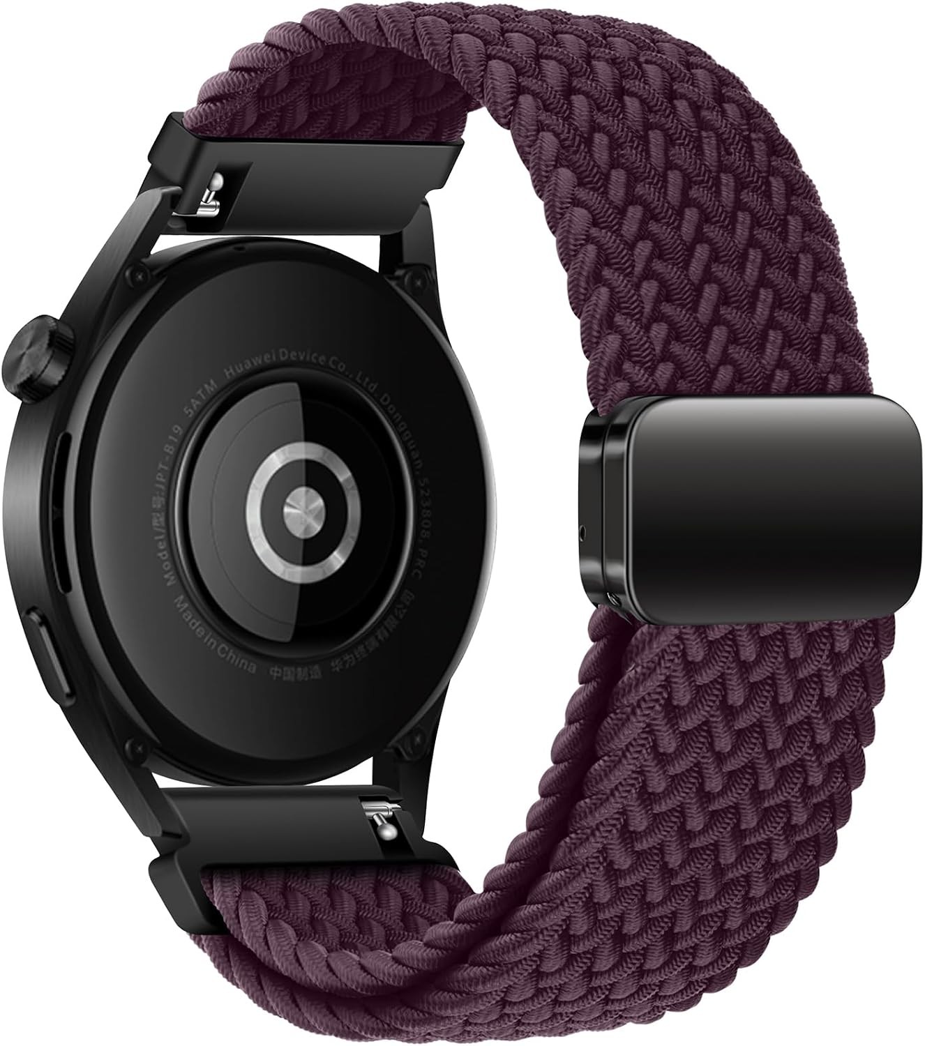 Dark Cherry 20mm Magnetic Band for Samsung Galaxy Watch 4 5 6 40mm 44mm 46mm