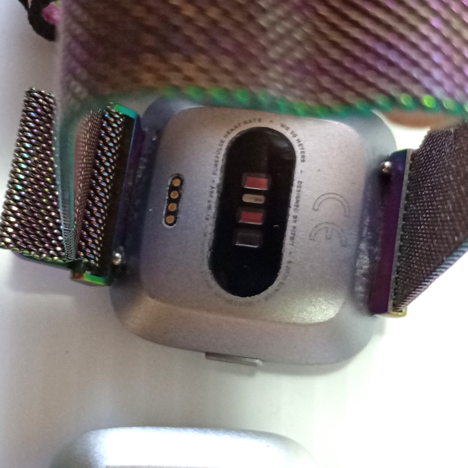Lot of 10 Fitbit Versa Fitness Smart Watches Untested parts *READ FB415 504 505
