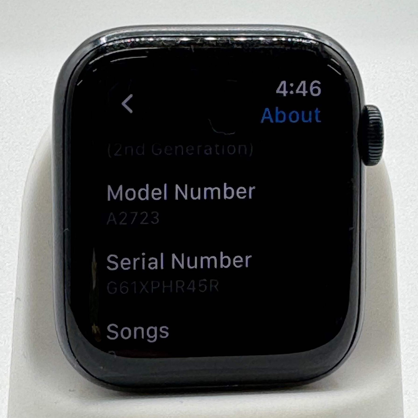 Apple Watch SE Gen 2 44mm A2723 Midnight Aluminum Wi-Fi Only