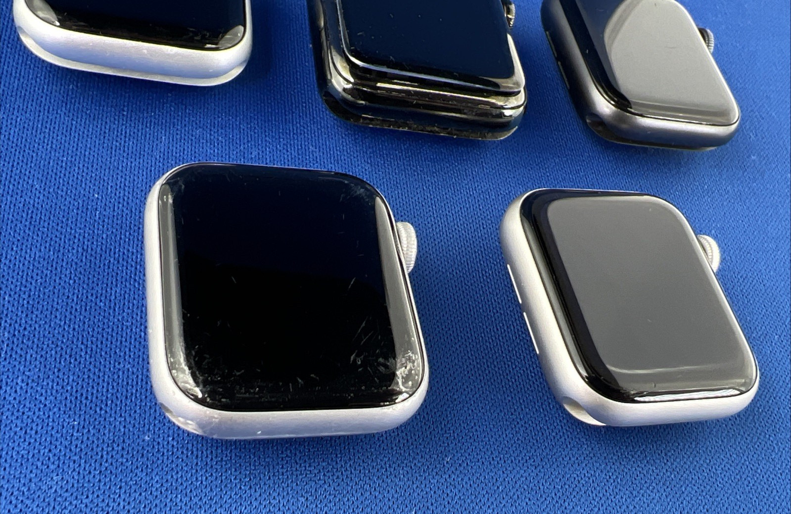 LOT 5x Apple Watch GPS Locked Parts 3x SE 40mm Nike S5 40mm S2 42mm FOR PARTS
