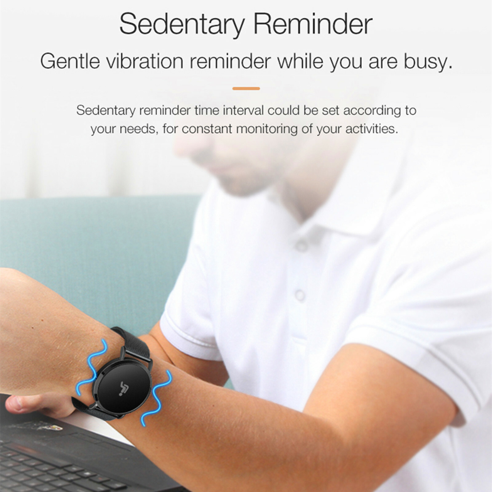 Touch Screen Bluetooth Smart Watch Sleep Quality Tracking For Business Sports