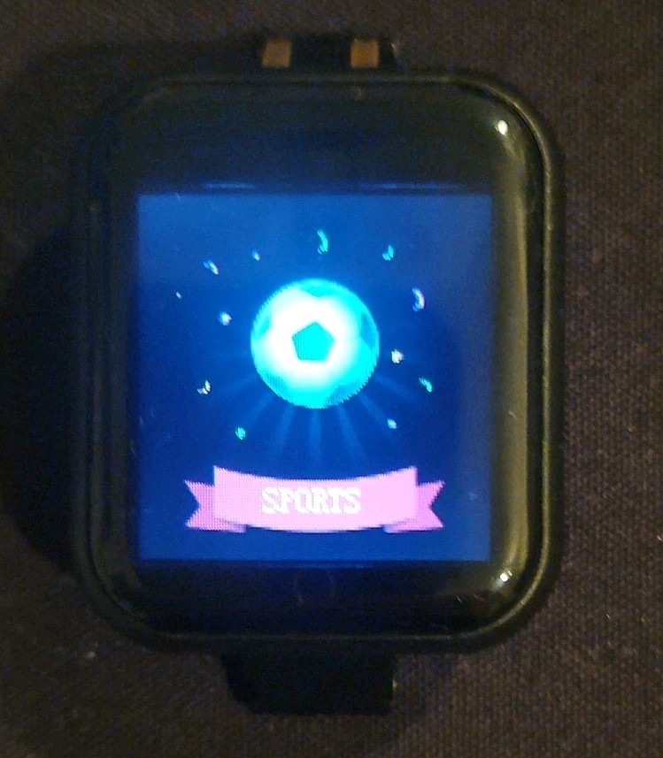 Smart Tracker Health and Fitness Watch Black Band