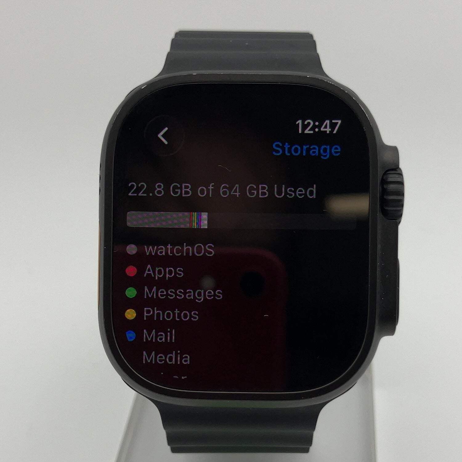 Unlocked Apple Watch Ultra 3 49MM Black Titanium Black Ocean Band MF0J4LW/A