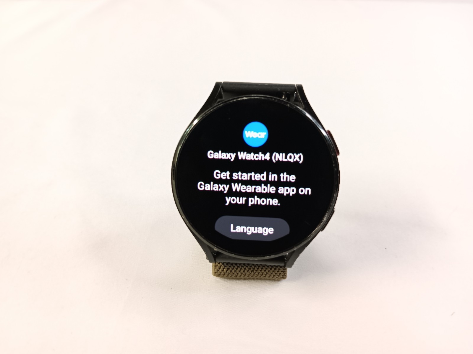 Samsung Galaxy Watch 4 Smart Watch 44-mm SM-R870 Tested Factory Reset.