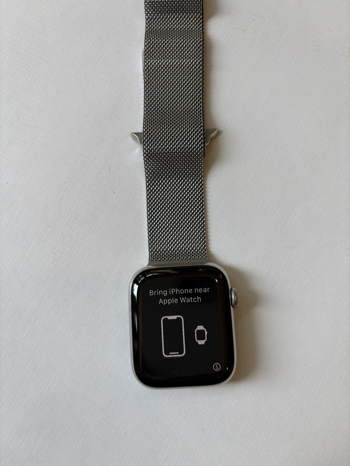 Apple Watch Series 6 44mm Stainless Steel GPS+Cellular LTE Milanese Band