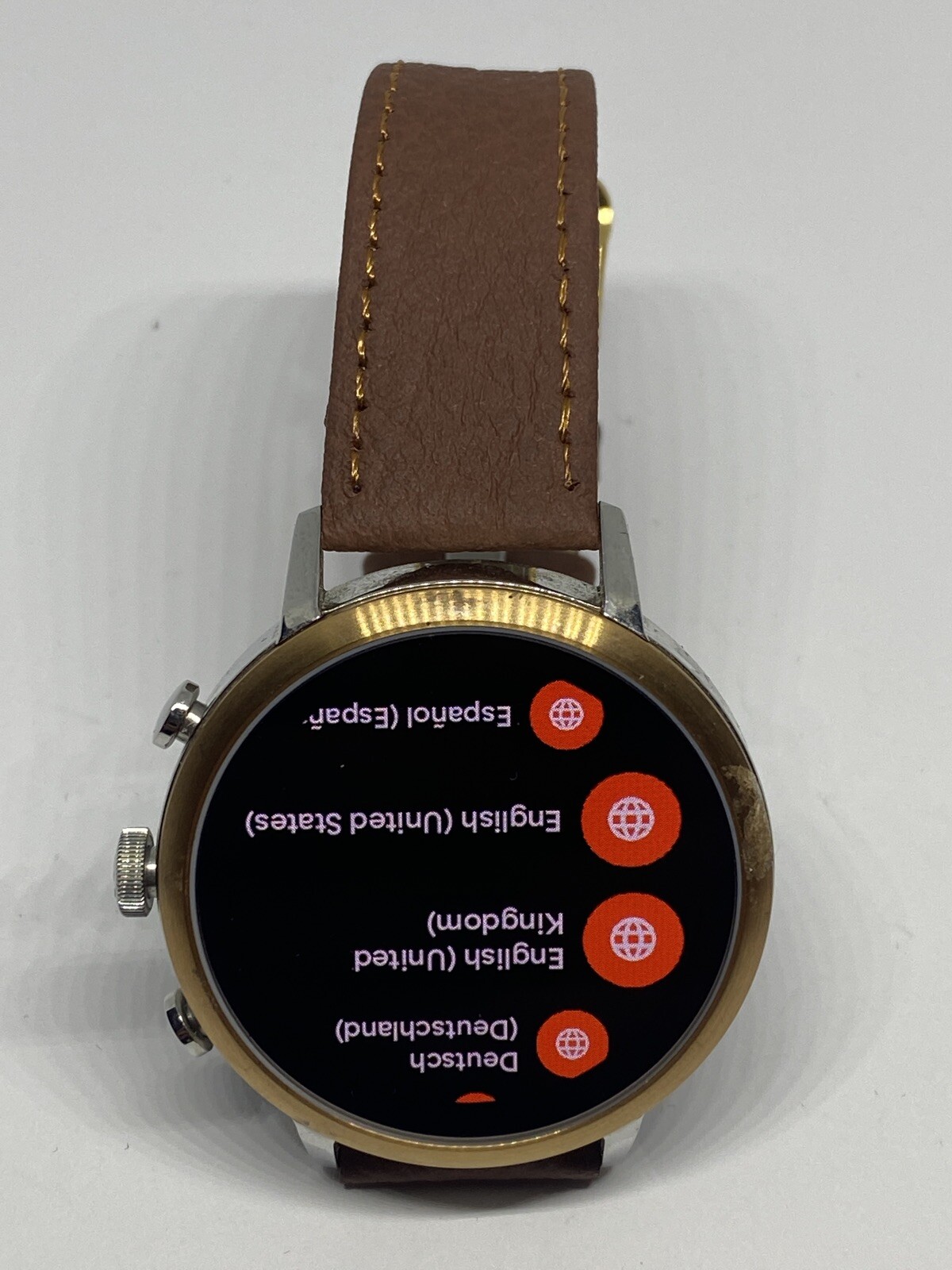 Fossil Gen 4 Authentic Digital Dial Smart Watch Custom Band FTW6016 AB384