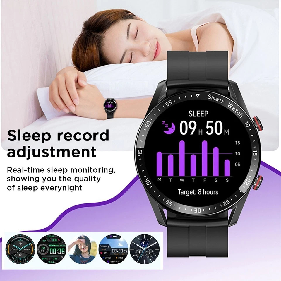 Smart Watch For Men/Women Waterproof Sports Bluetooth Call Watch iPhone Samsung