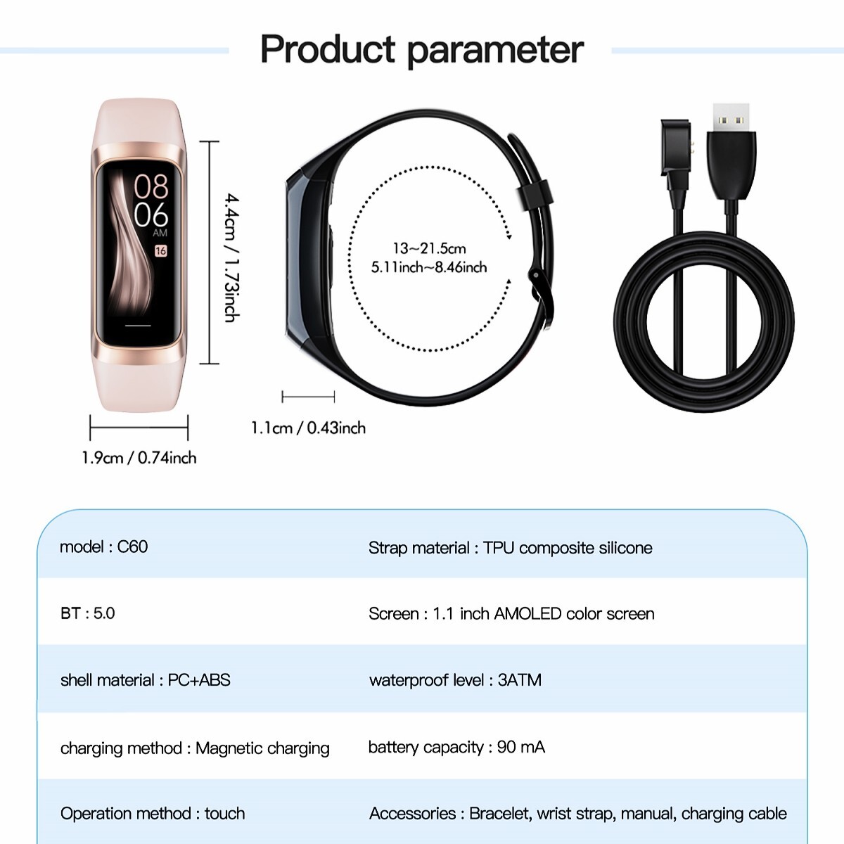 2025 NEW Smart Watch Women Ladies Fitness Tracker Heart Rate Sleep Waterproof