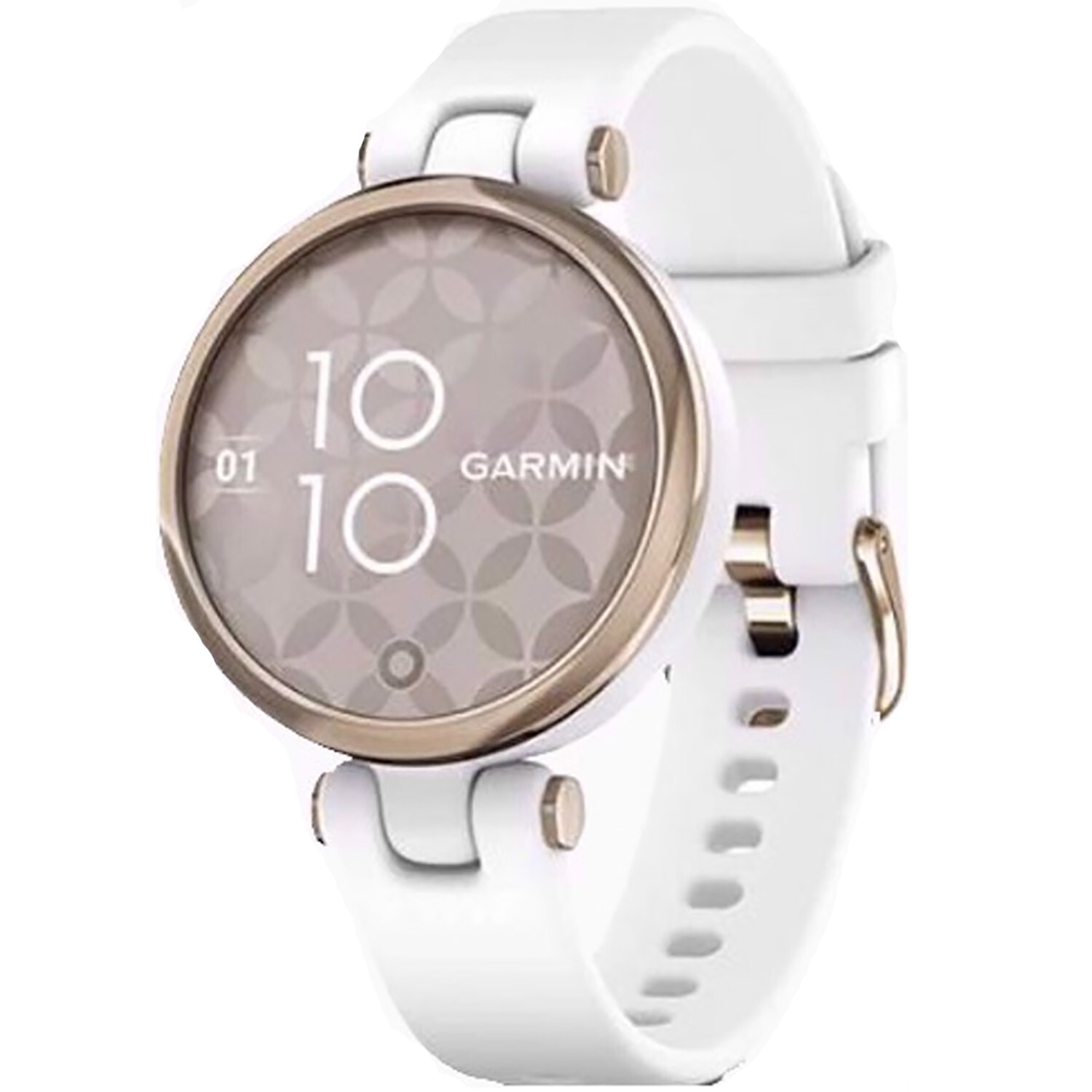 Garmin Lily 35mm Sport Edition Cream Gold & White Bluetooth Smartwatch NEW