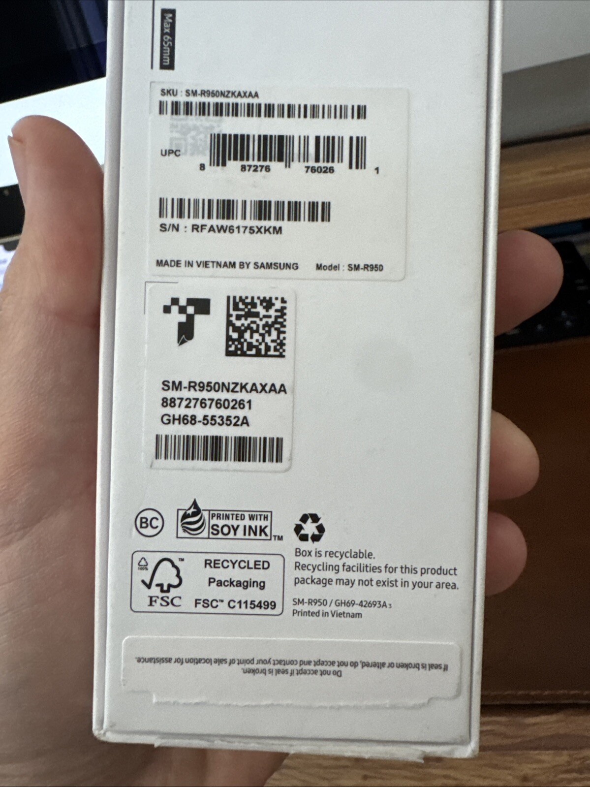 Samsung Galaxy Watch6 Classic SM-R950 43mm Stainless Steel Case with Hybrid Band