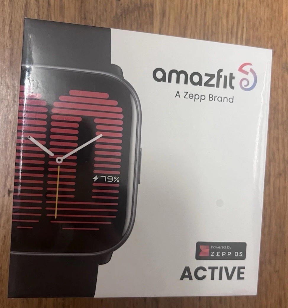 Amazfit Active Smartwatch – Black (Brand New)
