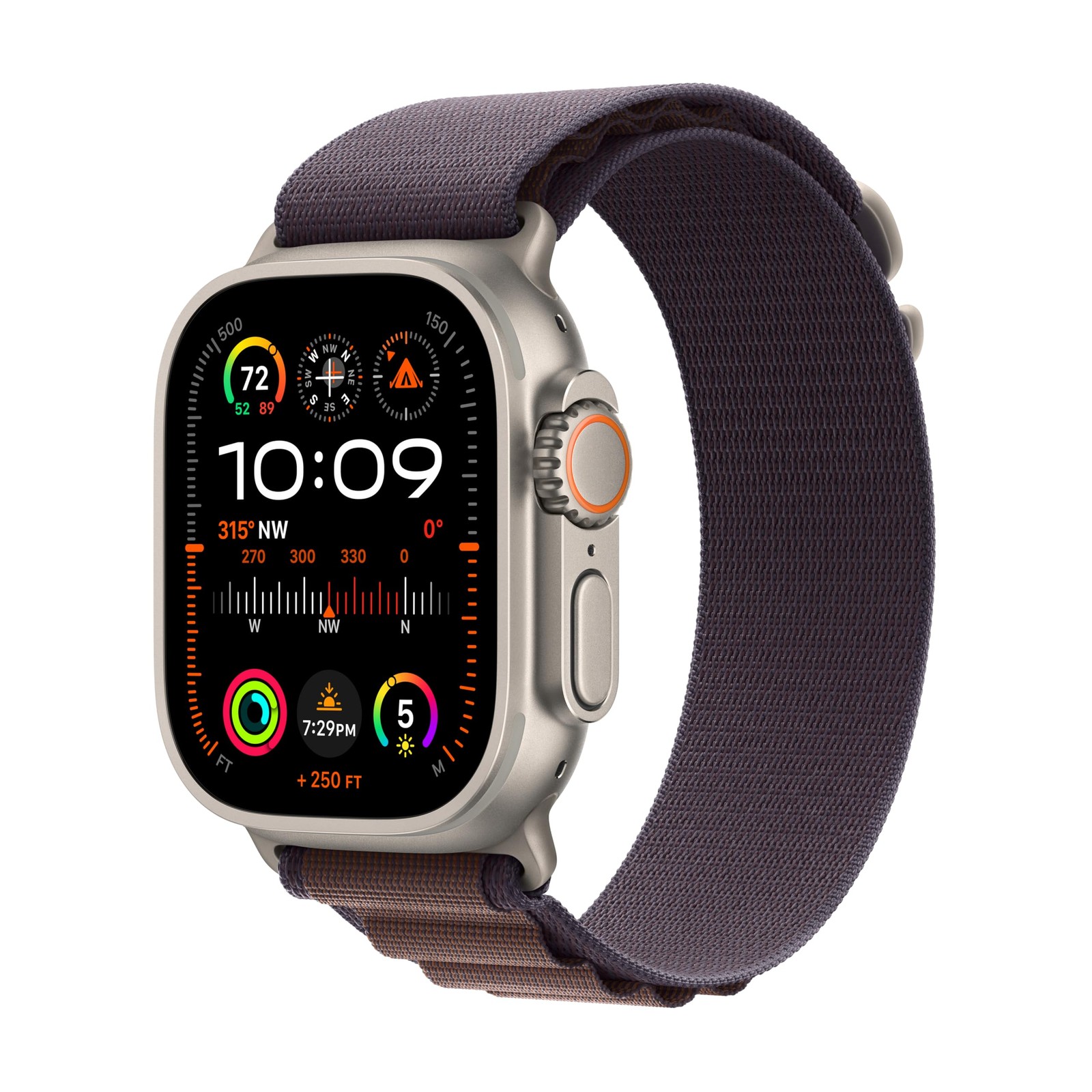 Apple Watch Ultra 2 49mm Titanium Indigo Loop M