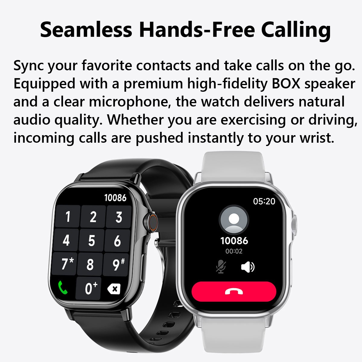 Smart Watch Health Fitness Tracker ChatGPT DeepSeek Bluetooth Call Body Temp NFC