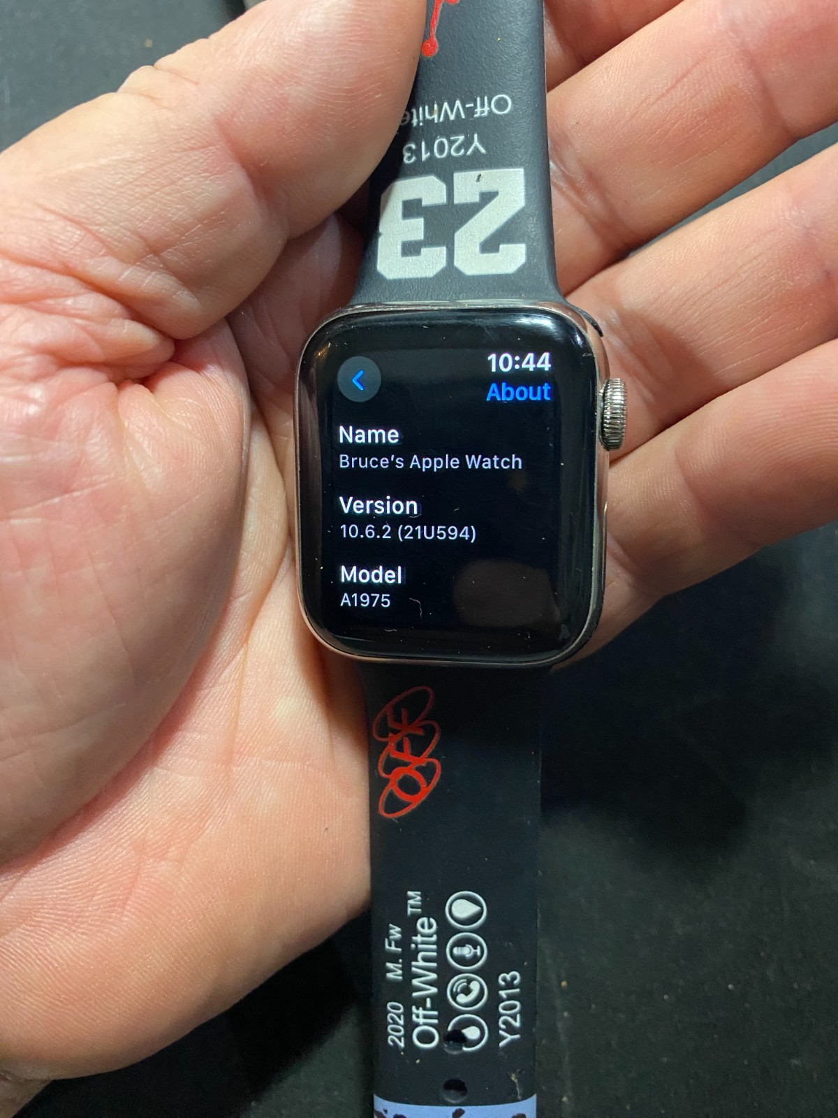 Apple Watch Hermes Series 4 40mm Stainless Steel GPS + Cellular A1975