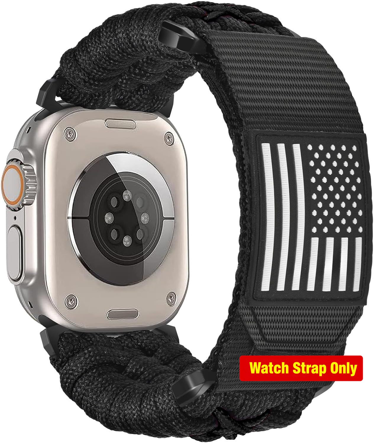 Rugged Nylon Strap Compatible with Apple Watch Ultra 49mm 46mm 45mm 44mm
