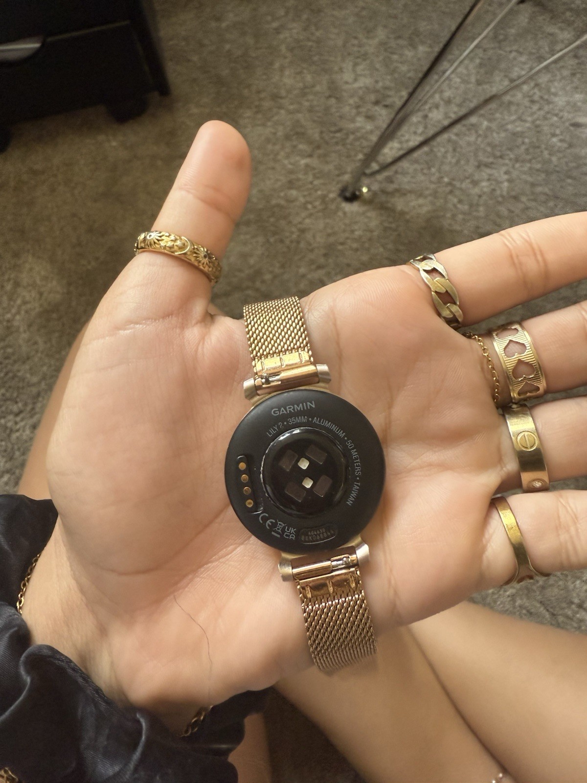 Garmin Lily 2 Cream Gold Aluminum Smartwatch
