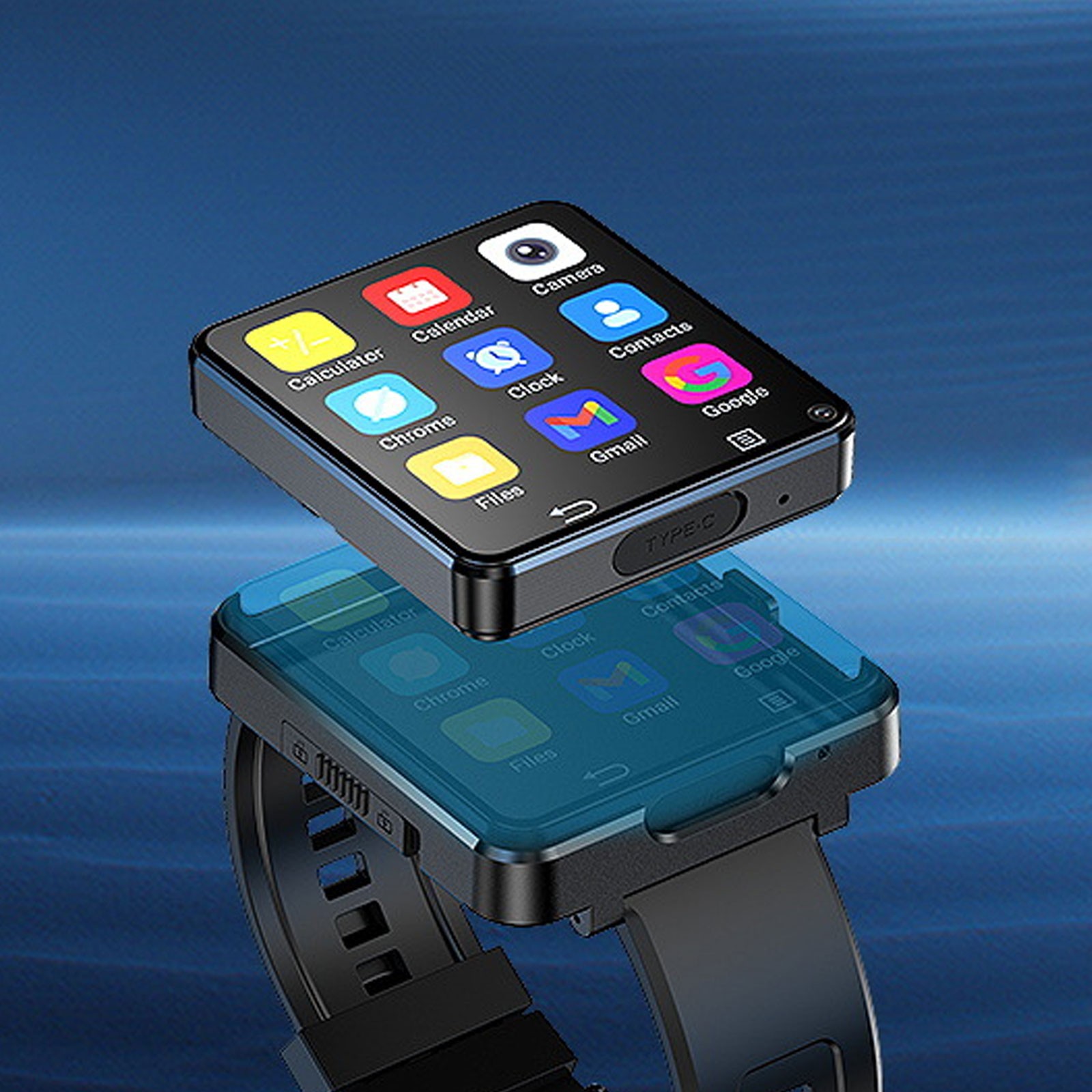 New S998 4G Smart Watch Android 11.0 OS 2.64inch Screen Heart Rate Sleep MonitCG