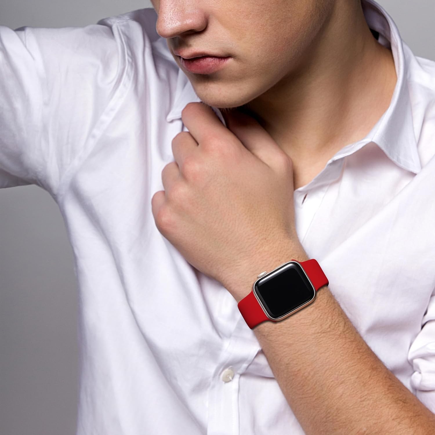 Soft Silicone Strap Compatible with Apple Watch 41mm Series Ultra