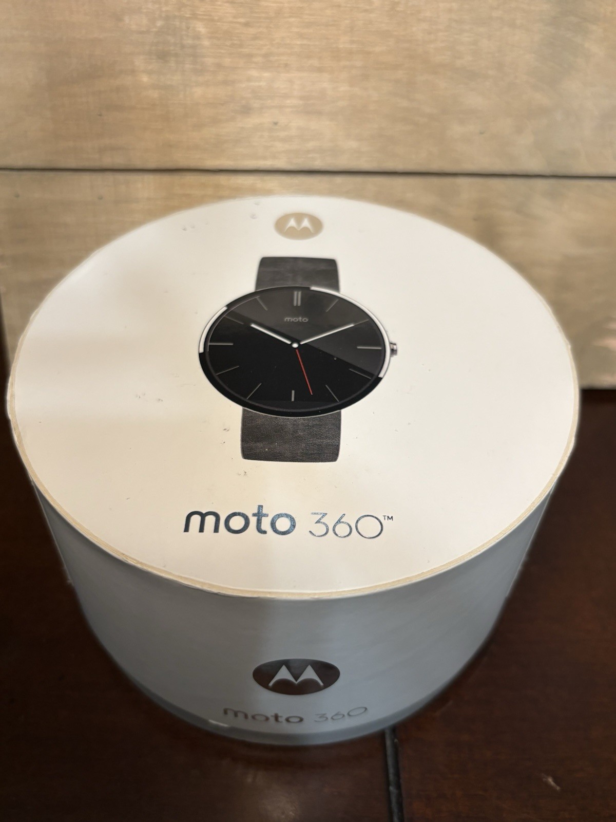 Motorola Moto 360 – Stone Grey Leather w Steel Band Smart Watch -tested