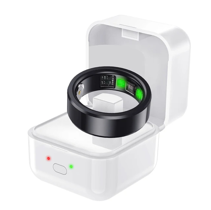 Smart Ring Activity Tracker Blood Oxygen Pressure Sleep – Monitor Waterproof