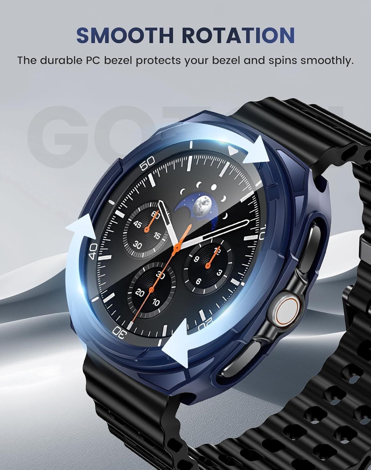 Full Body Bumper Guard 3-Pack Screen Protector for Samsung Galaxy Watch 8 Classi