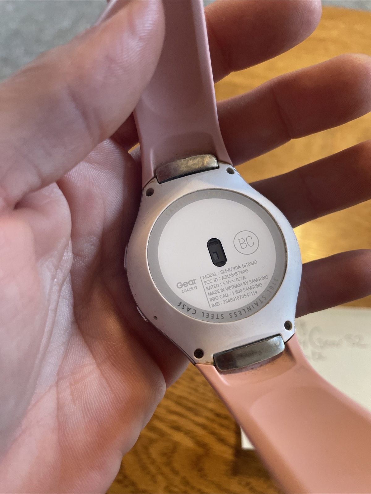 Samsung Galaxy Gear S2 44mm Stainless Steel White Case