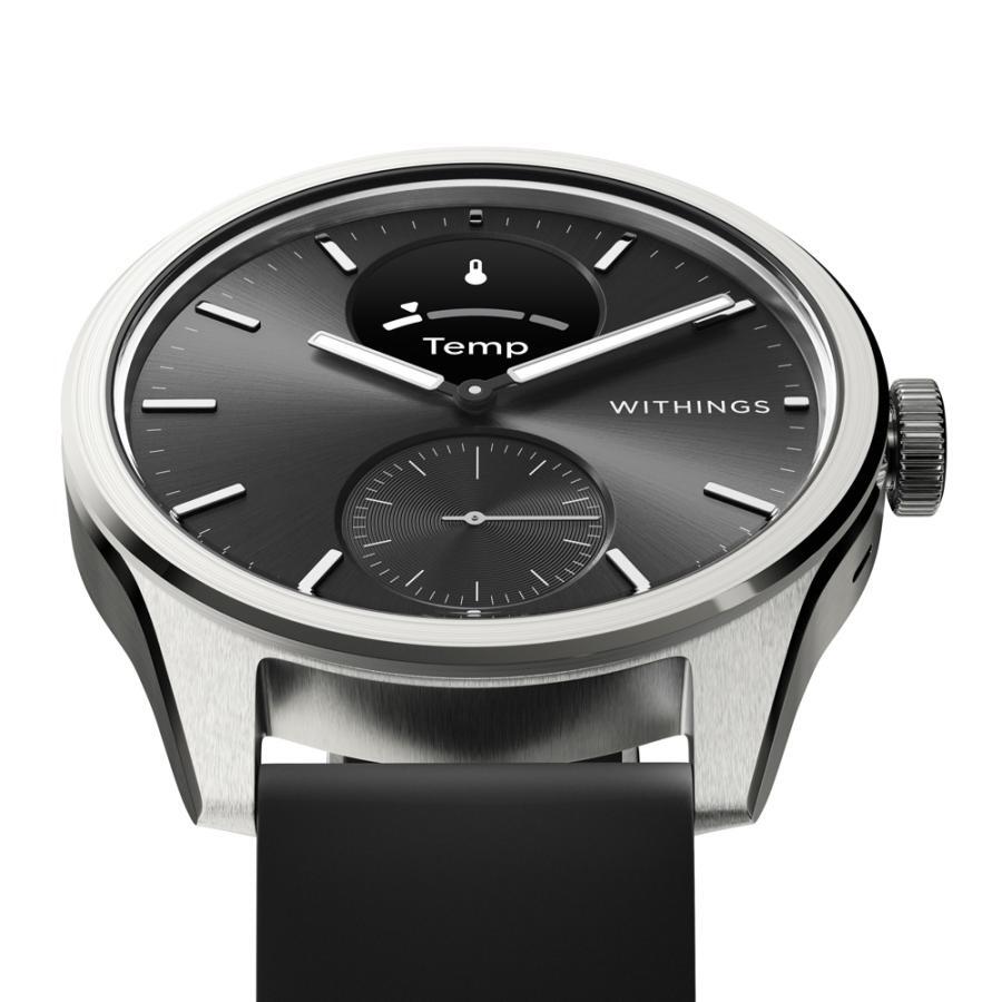 Withings Smartwatch ScanWatch Vitals 42mm Black Hybrid Smartwatch [NEW]