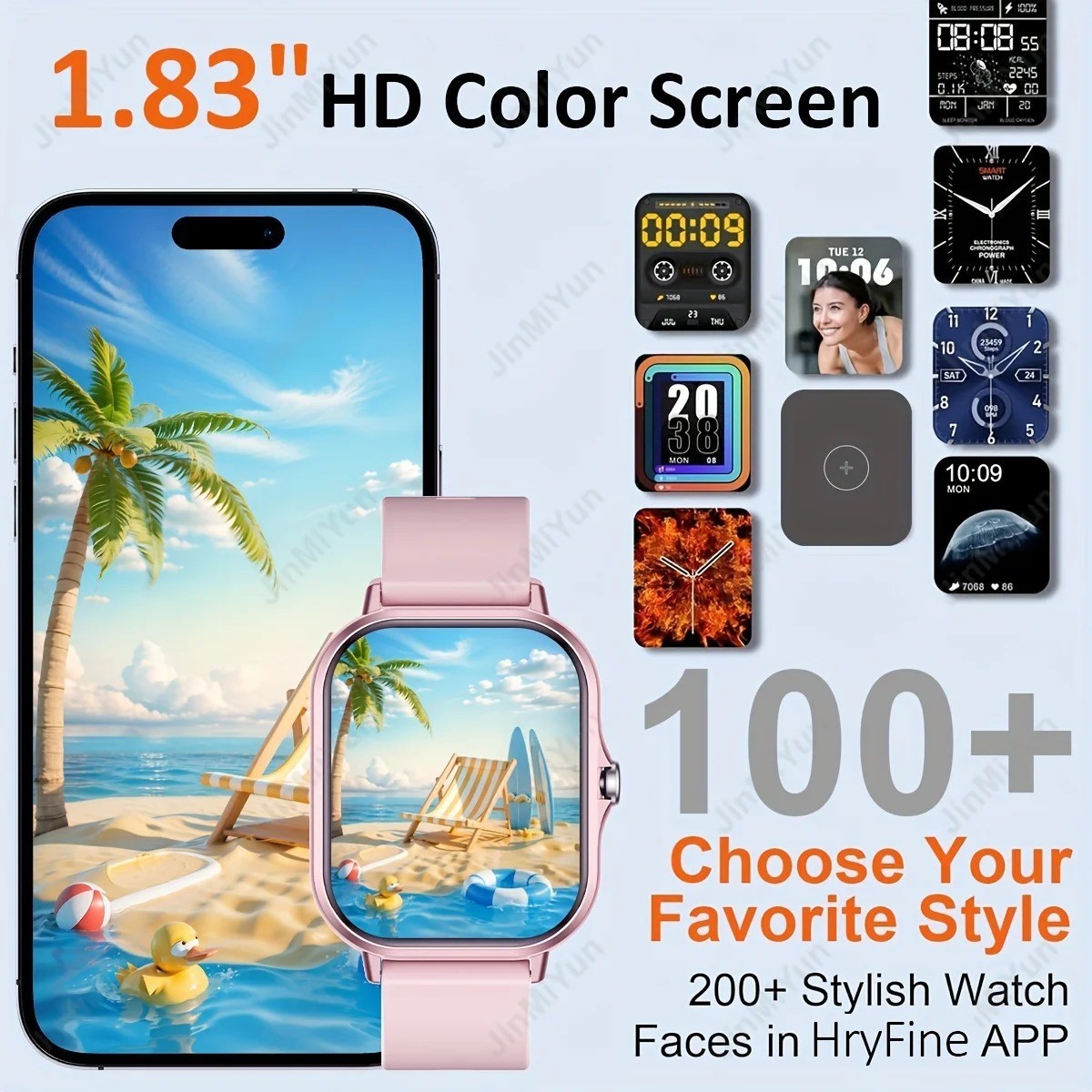 2026 Smart Watch For Men/Women, Waterproof Smartwatch Bluetooth for iPhone