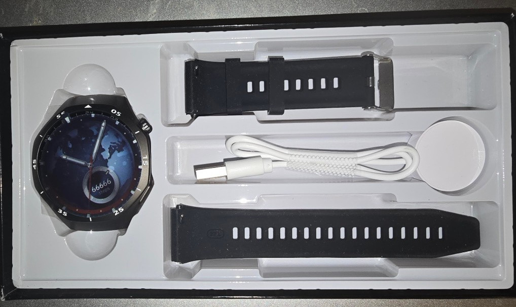 Laxasfit GT5 Pro Smart Watch HD AMOLED Screen GPS Bluetooth -Men & Women