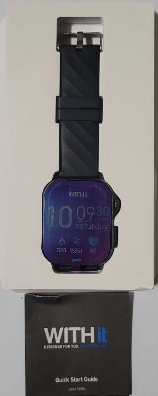 WITHit Giga Smartwatch with AMOLED 2.04″ High-Definition Touchscreen Display