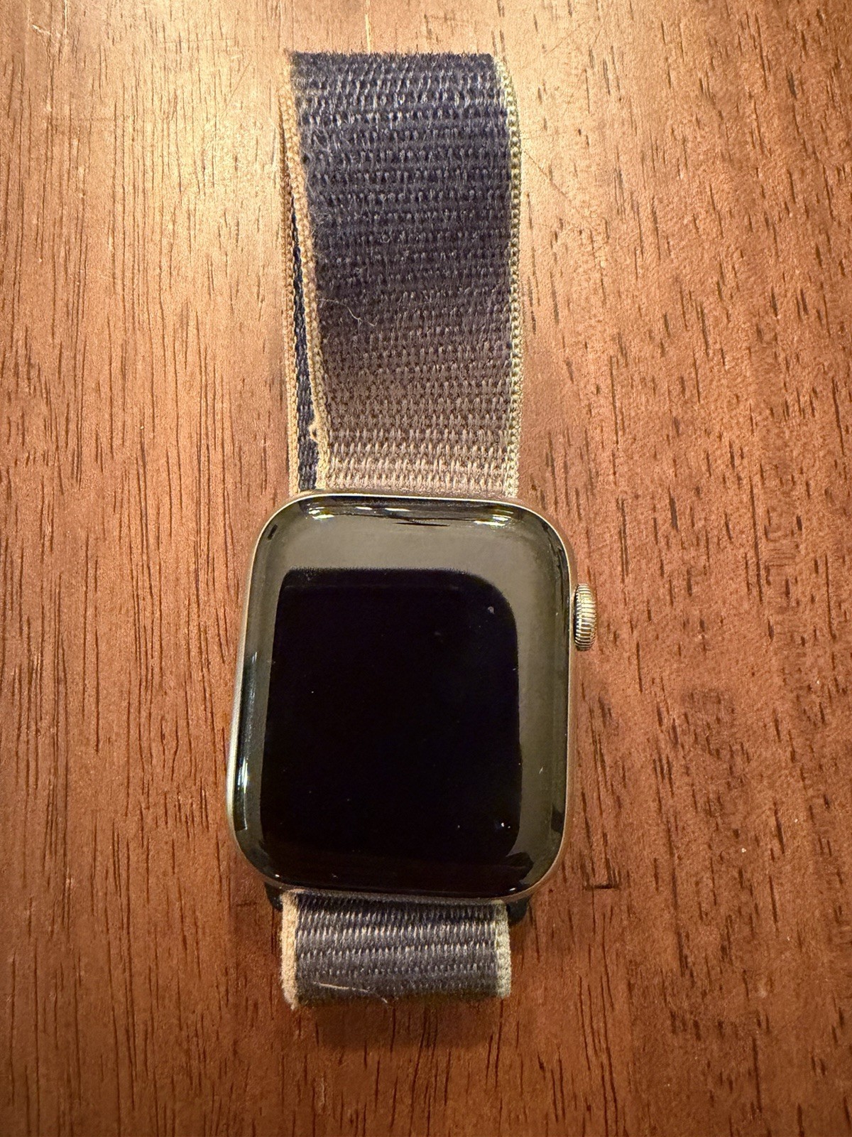 Apple Watch Series 6 GPS + Cellular, 44mm Titanium Case & Navy Sport Loop
