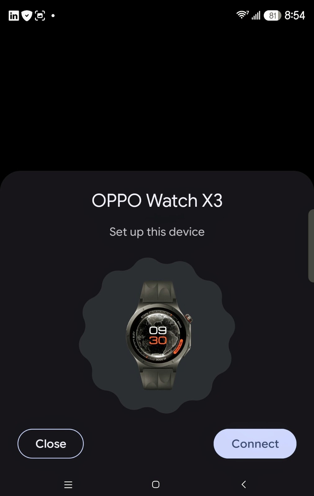Oppo Watch X3 – Global Version | Wear OS | Obsidian