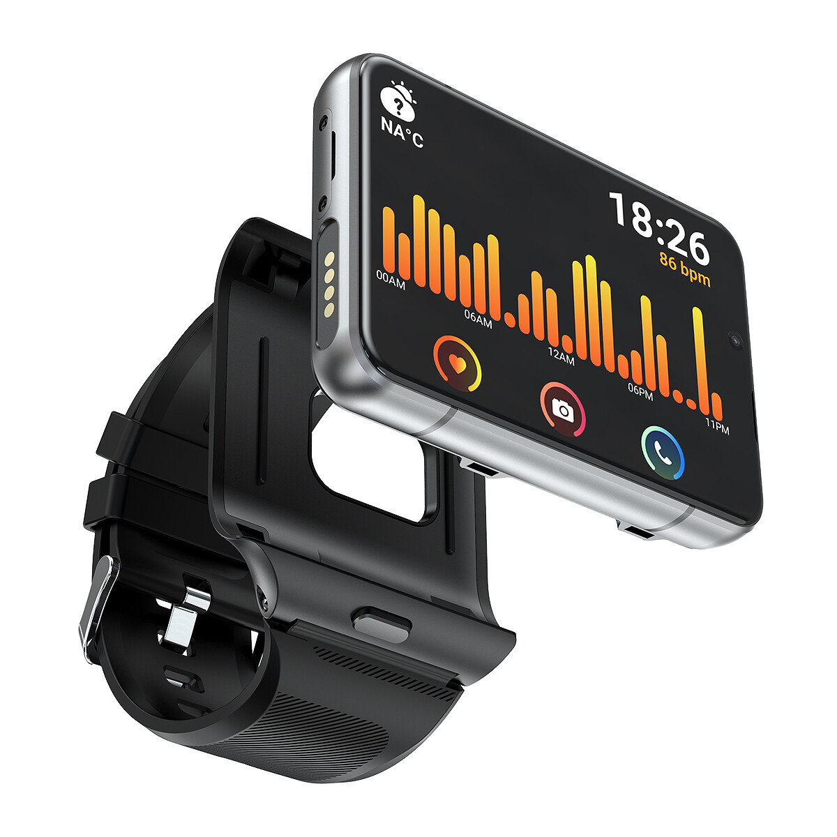 4G Smart Watch with Camera 4GB+64GB Bluetooth Unlocked Call GPS Tracker Bracelet