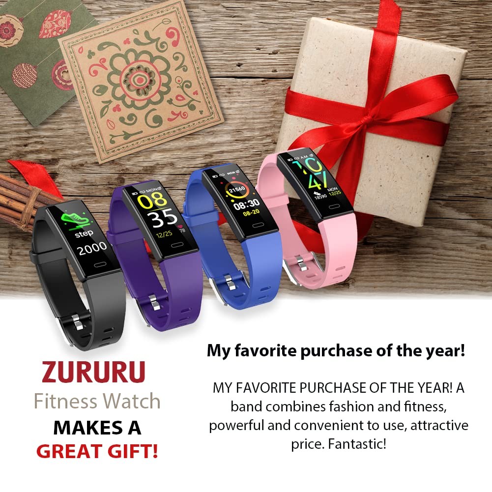 Fitness Tracker with Heart Rate Sleep Monitor for Men and , Upgraded Waterpro…