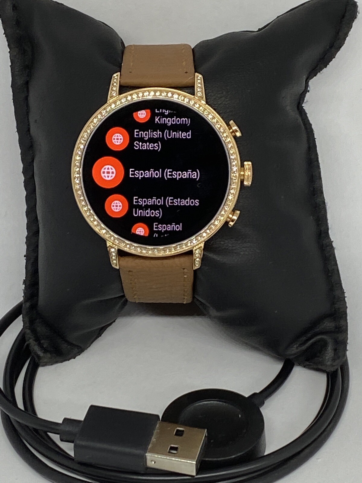 Fossil Gen 4 Authentic Digital Dial Smart Watch Custom Band FTW6011 CO255