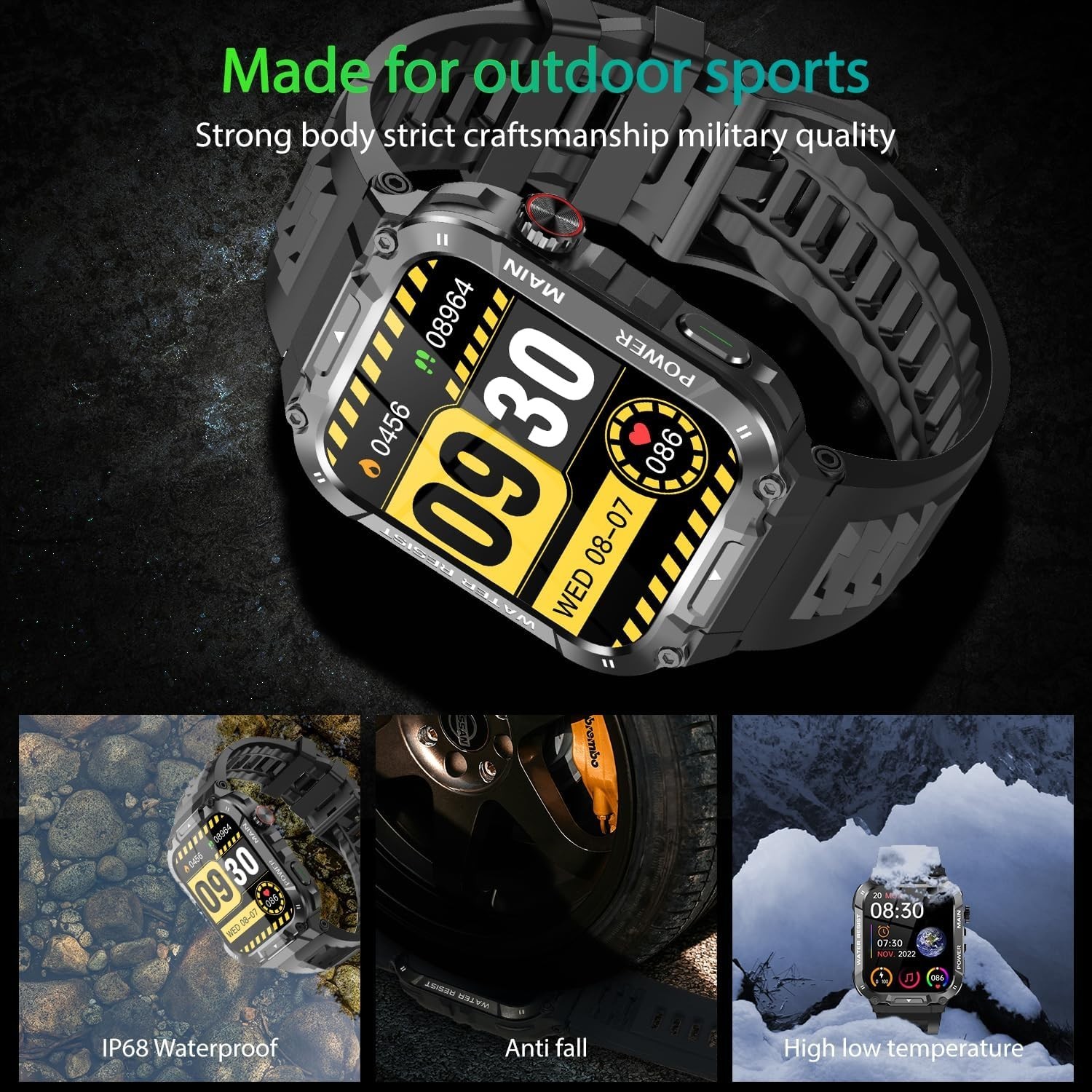 Reloj Inteligente de Mujer Hombre para Waterproof Samsung Android y iPhone iOS