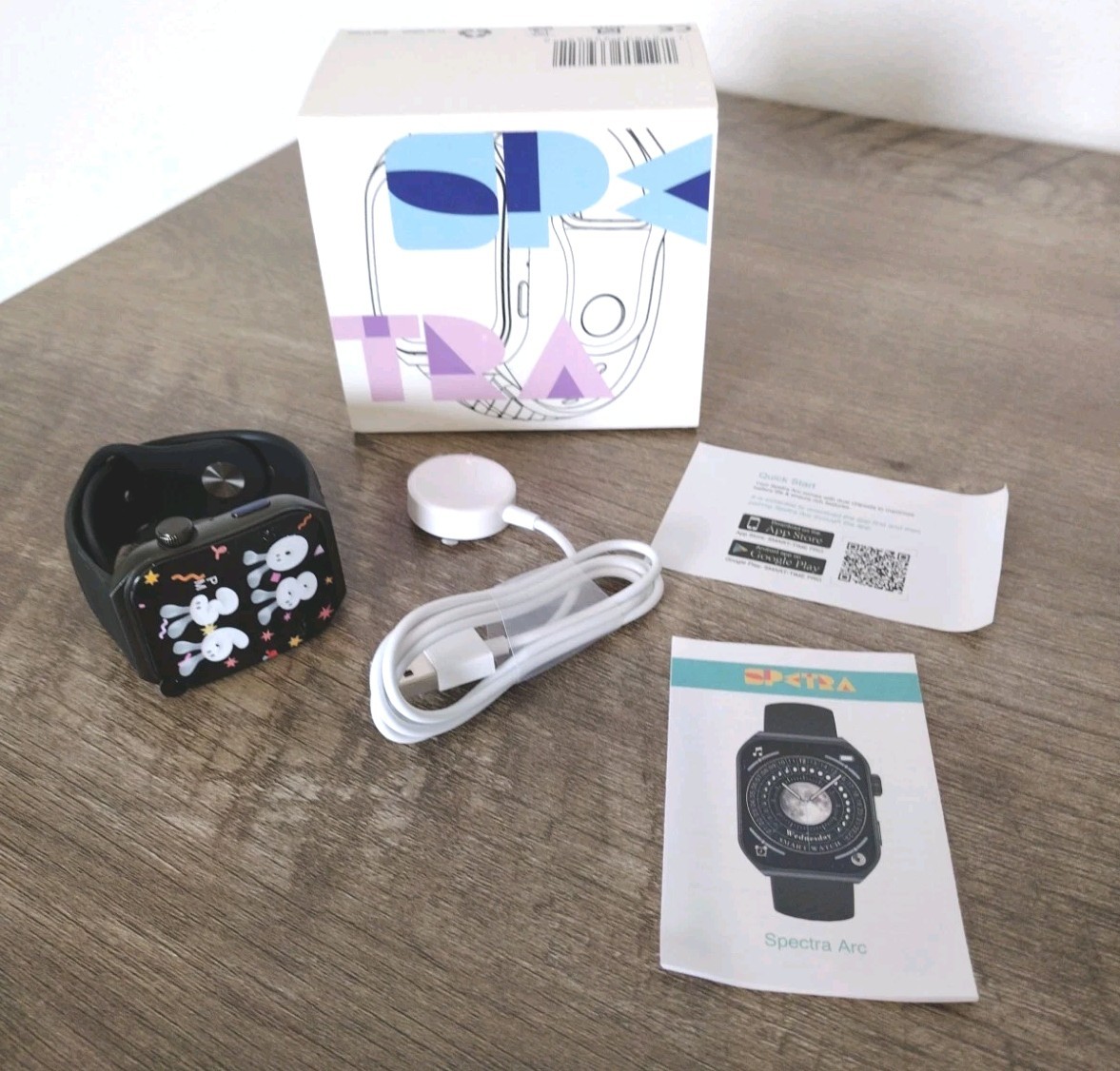 Spetra Arc Smart Watch For Men/Women, Waterproof Bluetooth iPhone Android