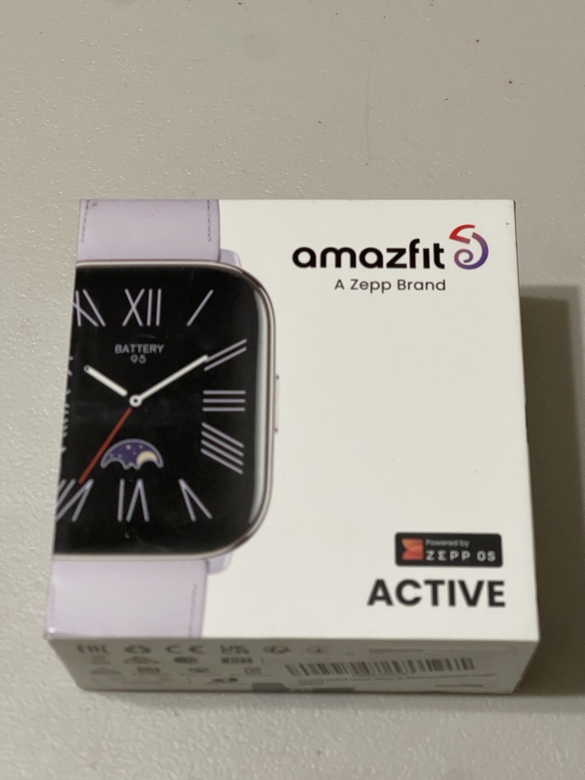 Amazfit Active Smart Watch 42mm, GPS Maps with Direction, Lavender Brand New NIB