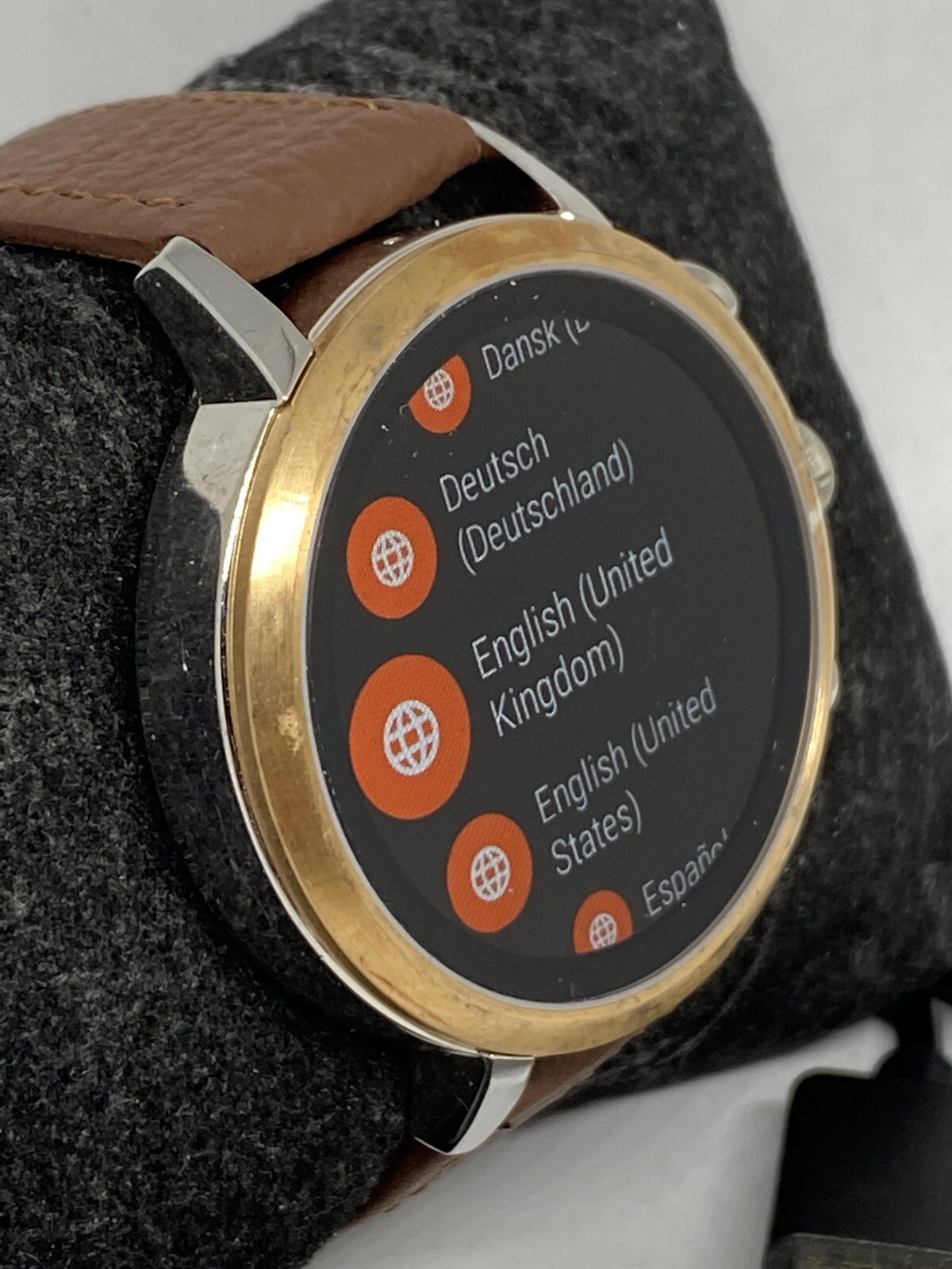 Fossil Gen 4 Authentic Digital Dial Smart Watch Custom Band FTW6016 LT349