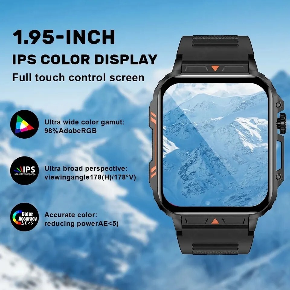Reloj inteligente para iphone android mujer y hombre bluetooth m2 pro-black